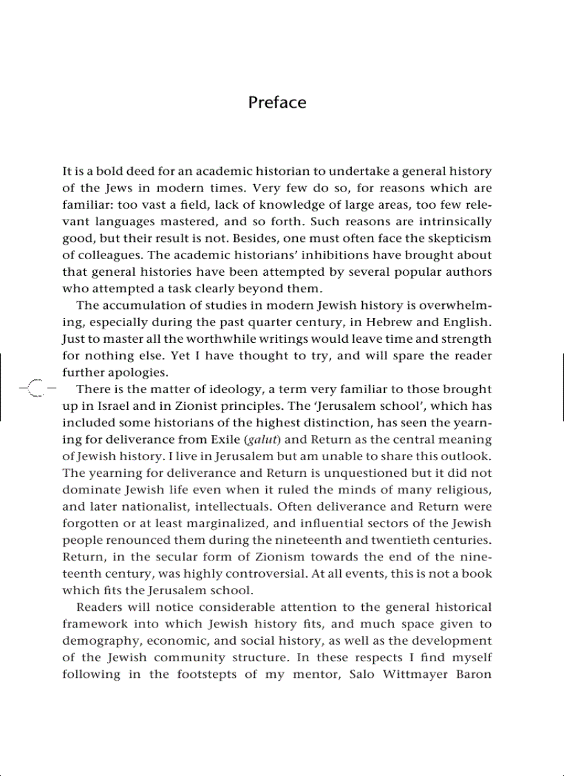 image for page History of the Jews in Modern Times