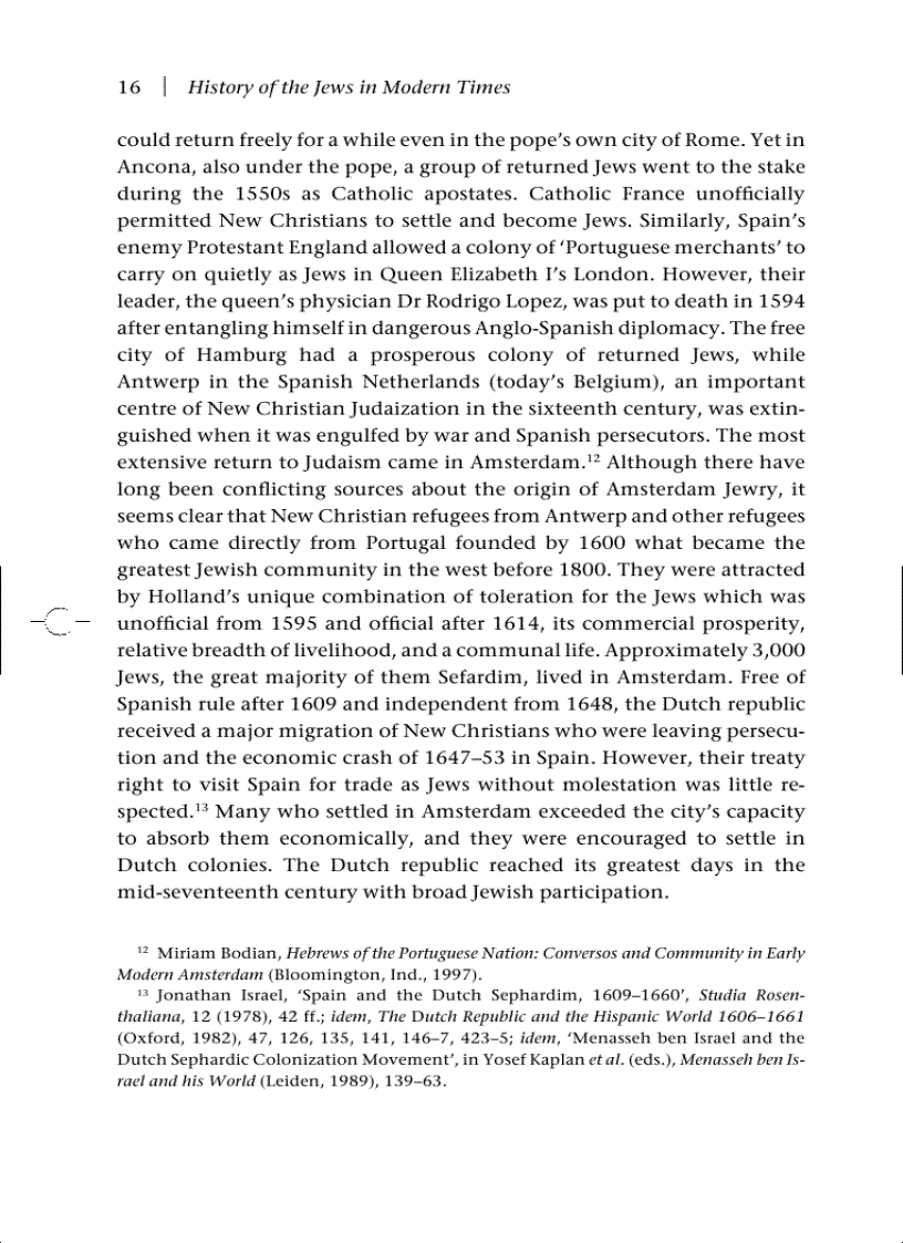 image for page History of the Jews in Modern Times