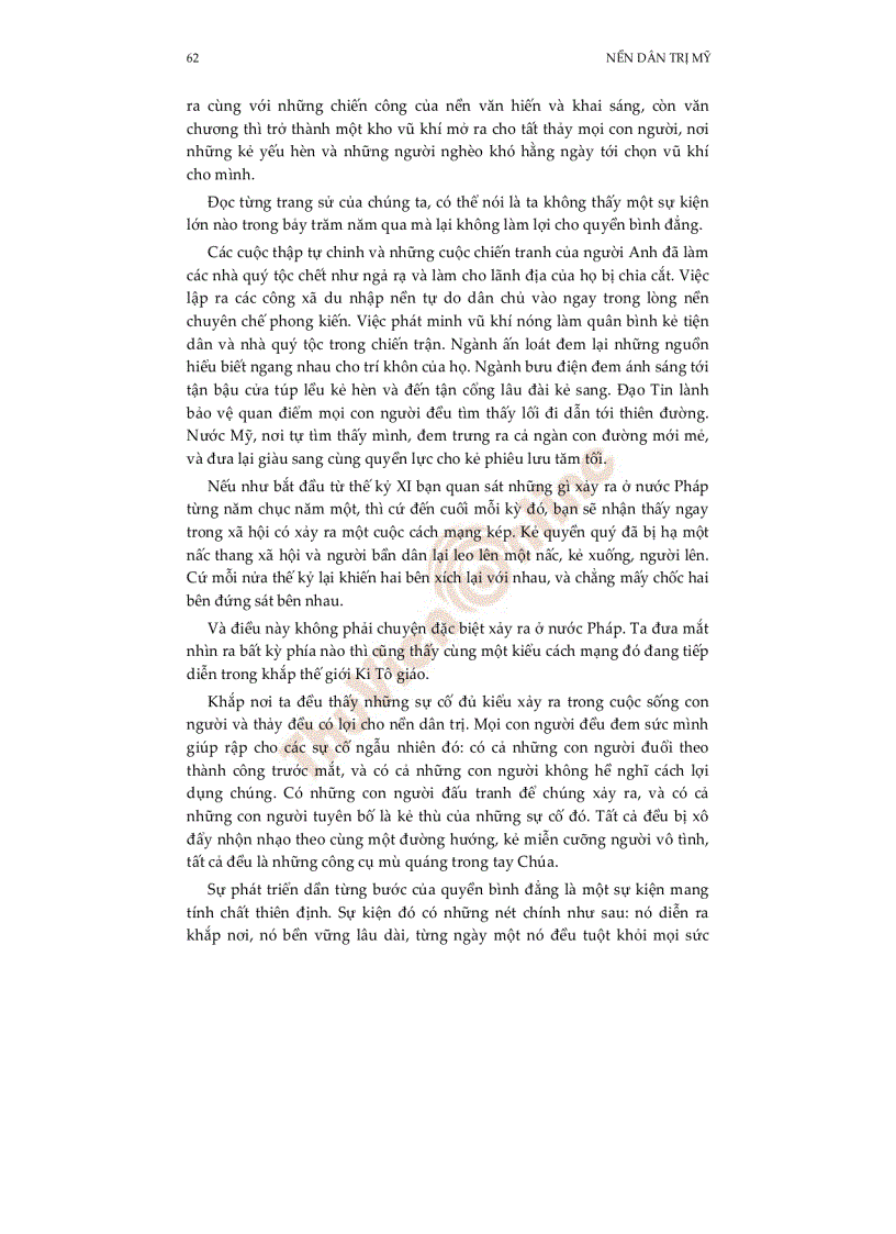 image for page Nền dân trị Mỹ tái bản lần I