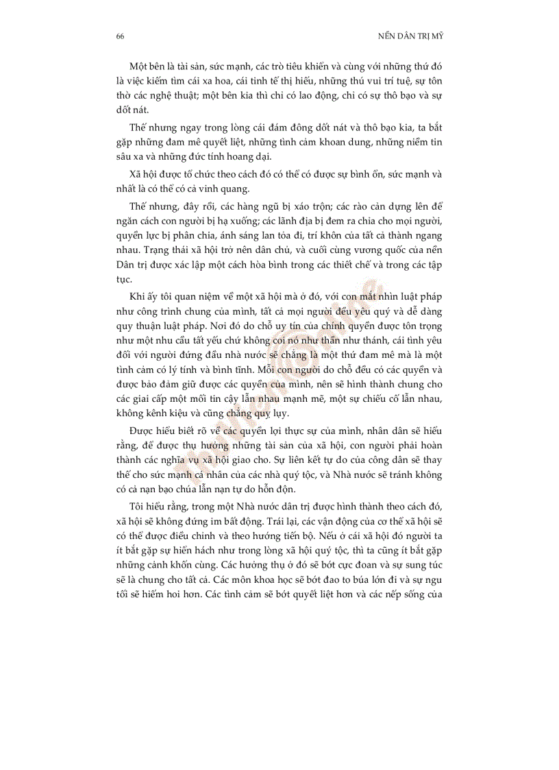 image for page Nền dân trị Mỹ tái bản lần I