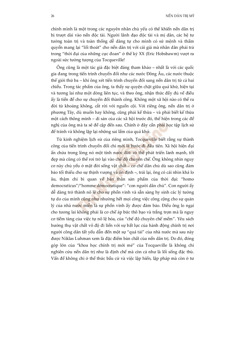 image for page Nền dân trị Mỹ tái bản lần I