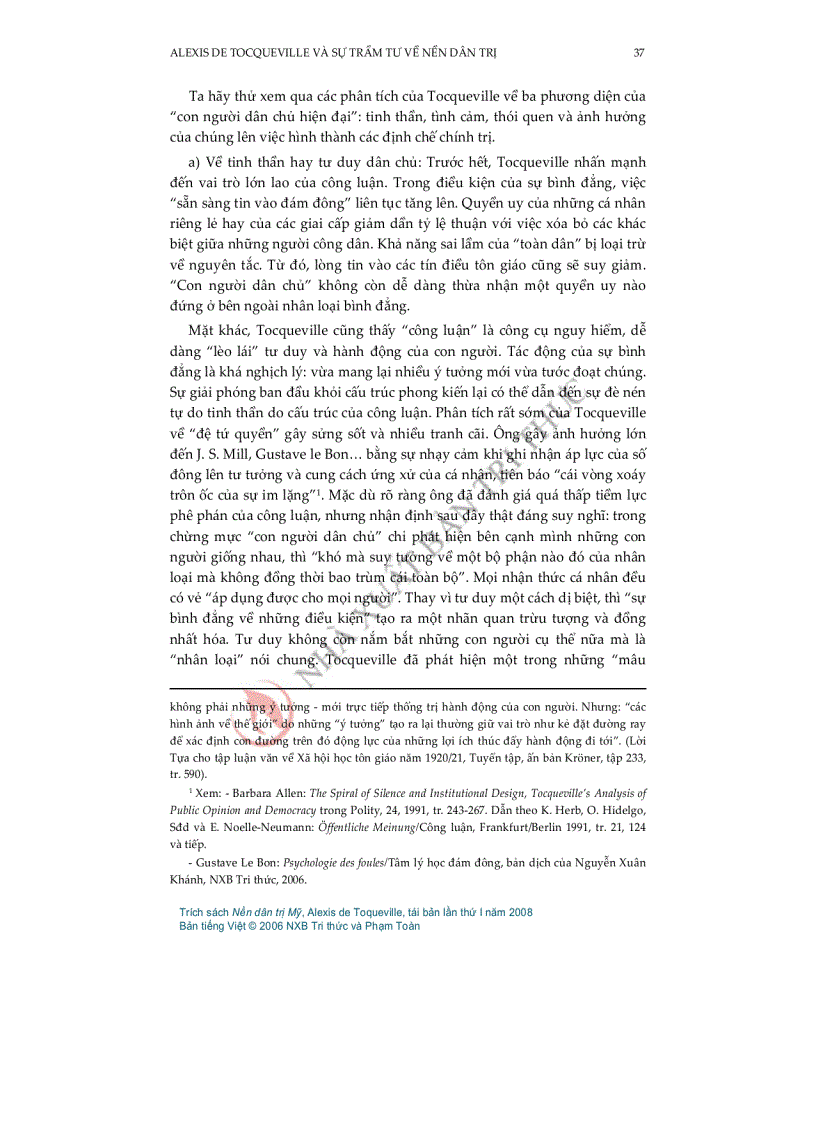 image for page Nền dân trị Mỹ tái bản lần I