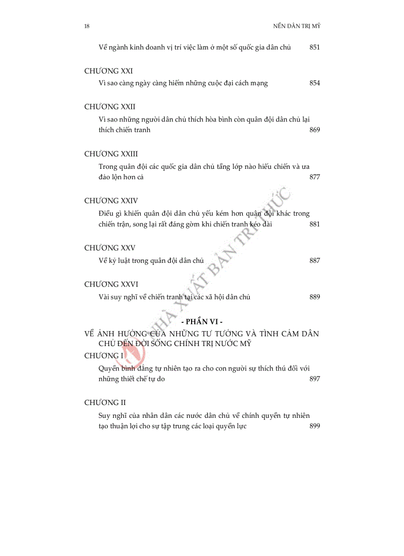 image for page Nền dân trị Mỹ tái bản lần I