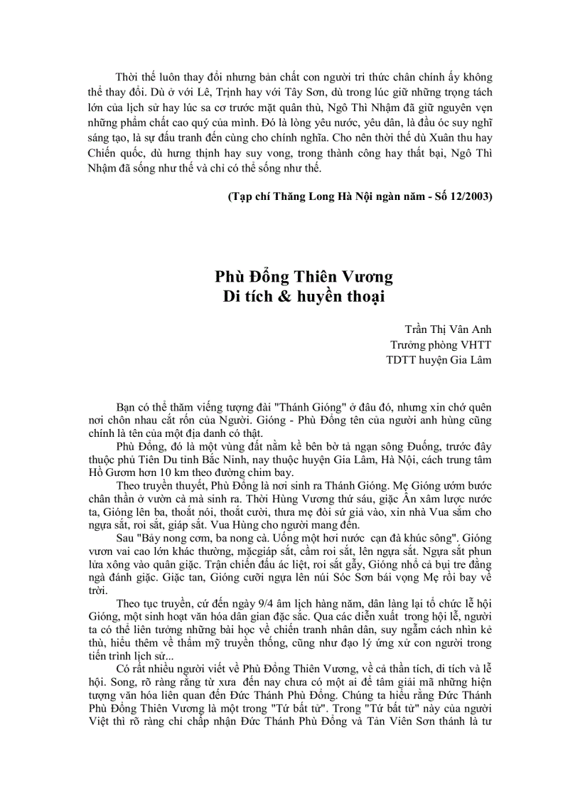 image for page Nhân vật lịch sử và giai thoại