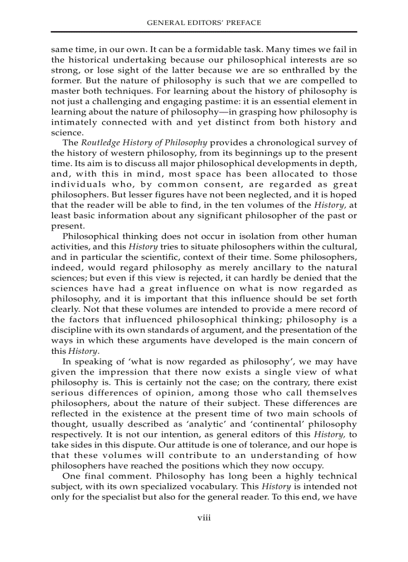 image for page Routledge History of Philosophy Volume