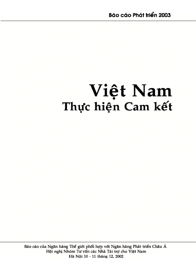 Việt Nam Thực Hiện Cam Kết