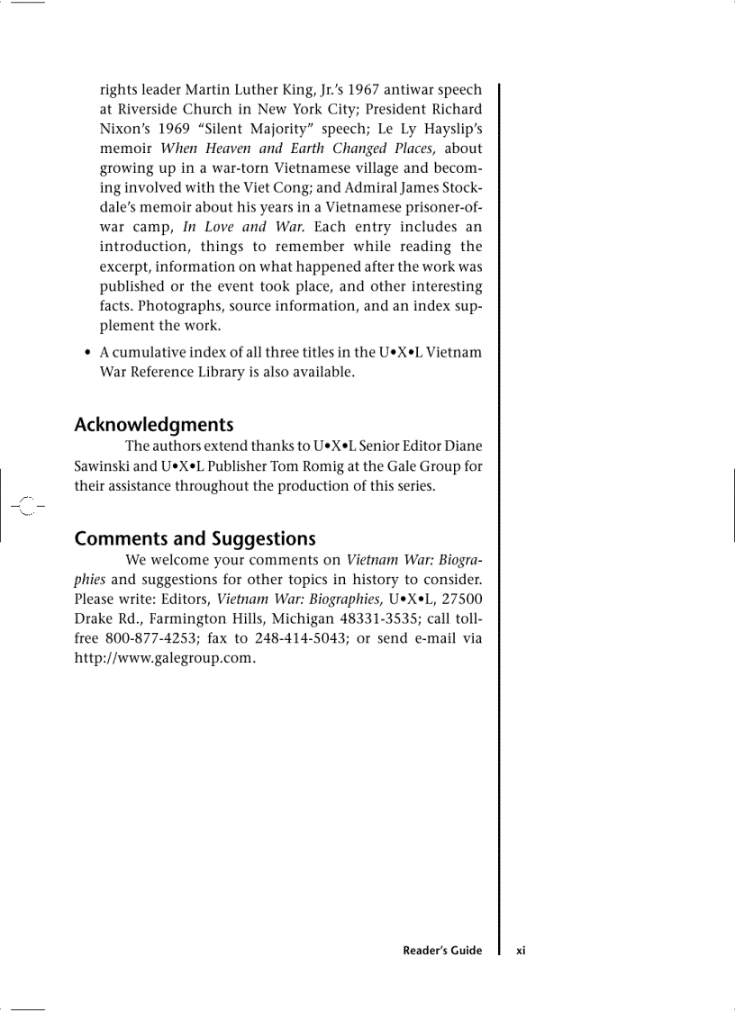 image for page Vietnam War Reference Library