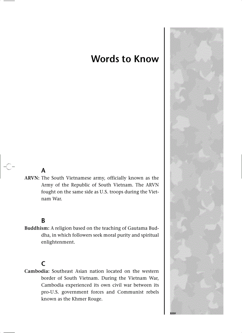 image for page Vietnam War Reference Library