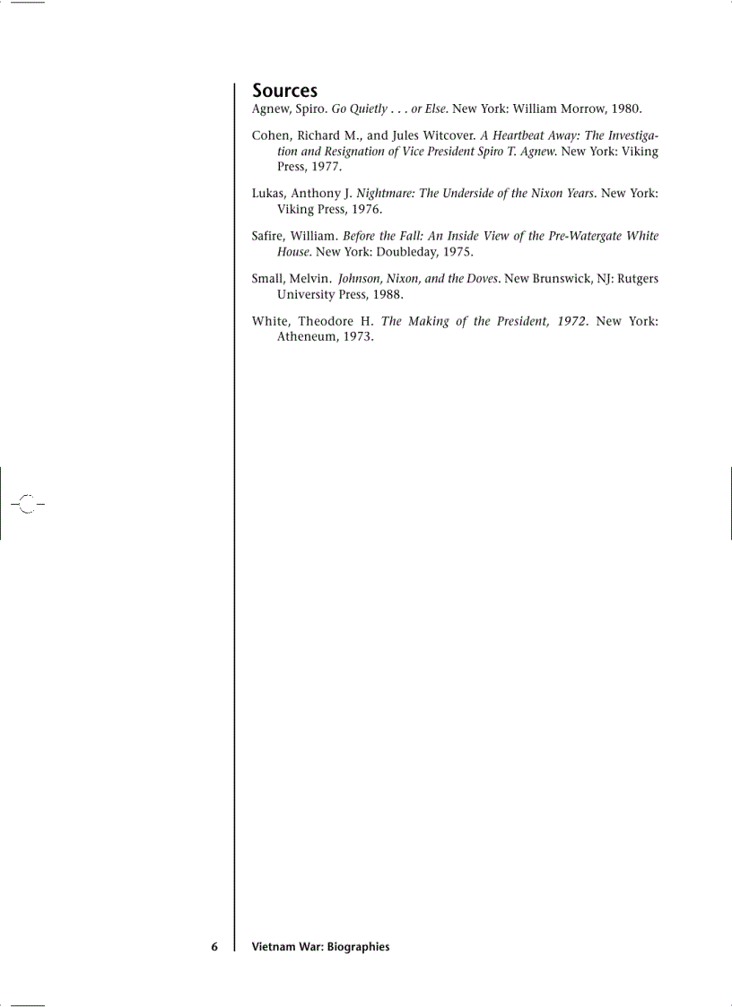 image for page Vietnam War Reference Library