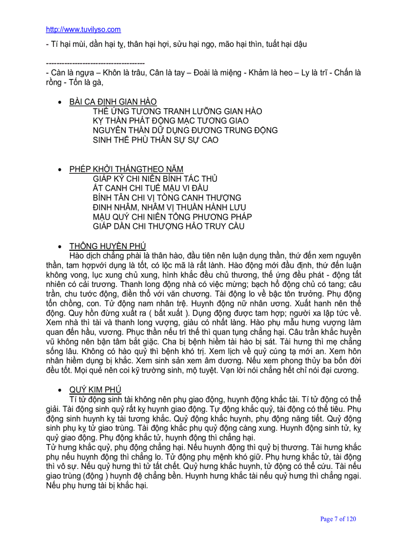 image for page Bốc Phệ Cách Ngôn