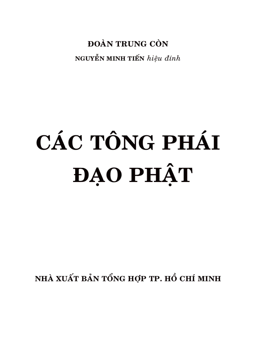 image for page Các tông phái đạo Phật