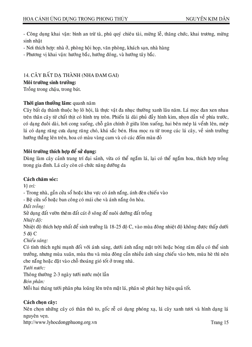 image for page Hoa cảnh ứng dụng trong phong thủy