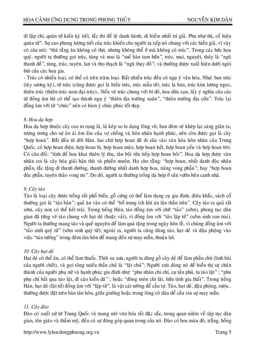 image for page Hoa cảnh ứng dụng trong phong thủy