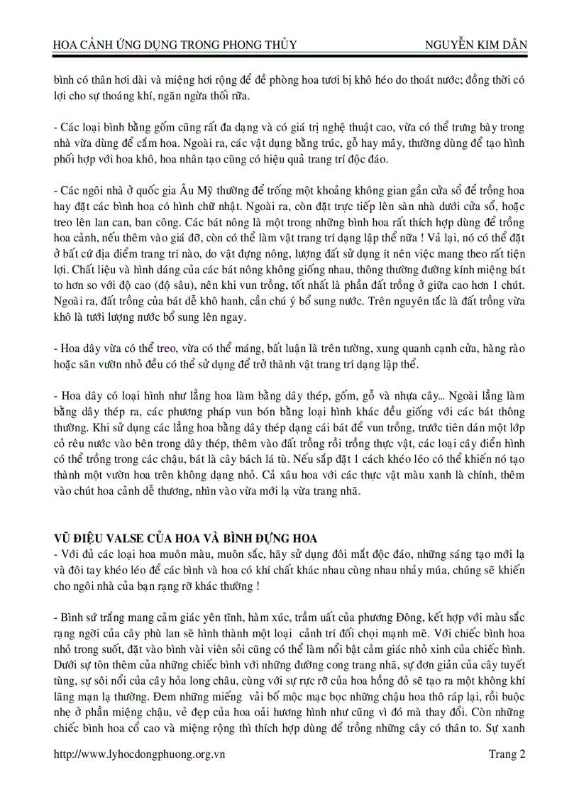 image for page Hoa cảnh ứng dụng trong phong thủy