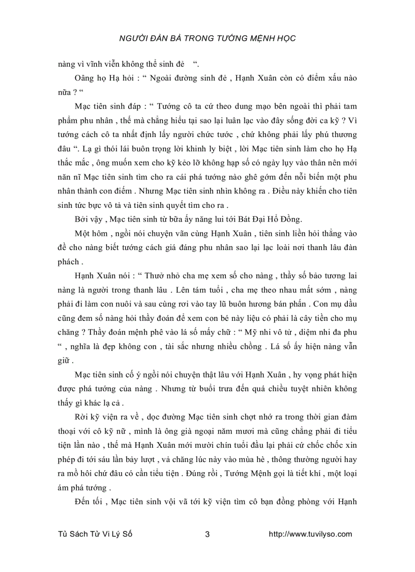 image for page Người Đàn Bà Trong Tướng Mệnh Học 1