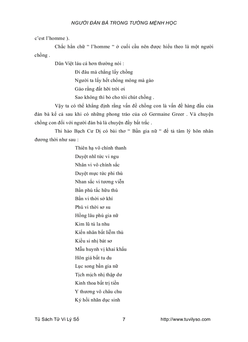 image for page Người Đàn Bà Trong Tướng Mệnh Học 1