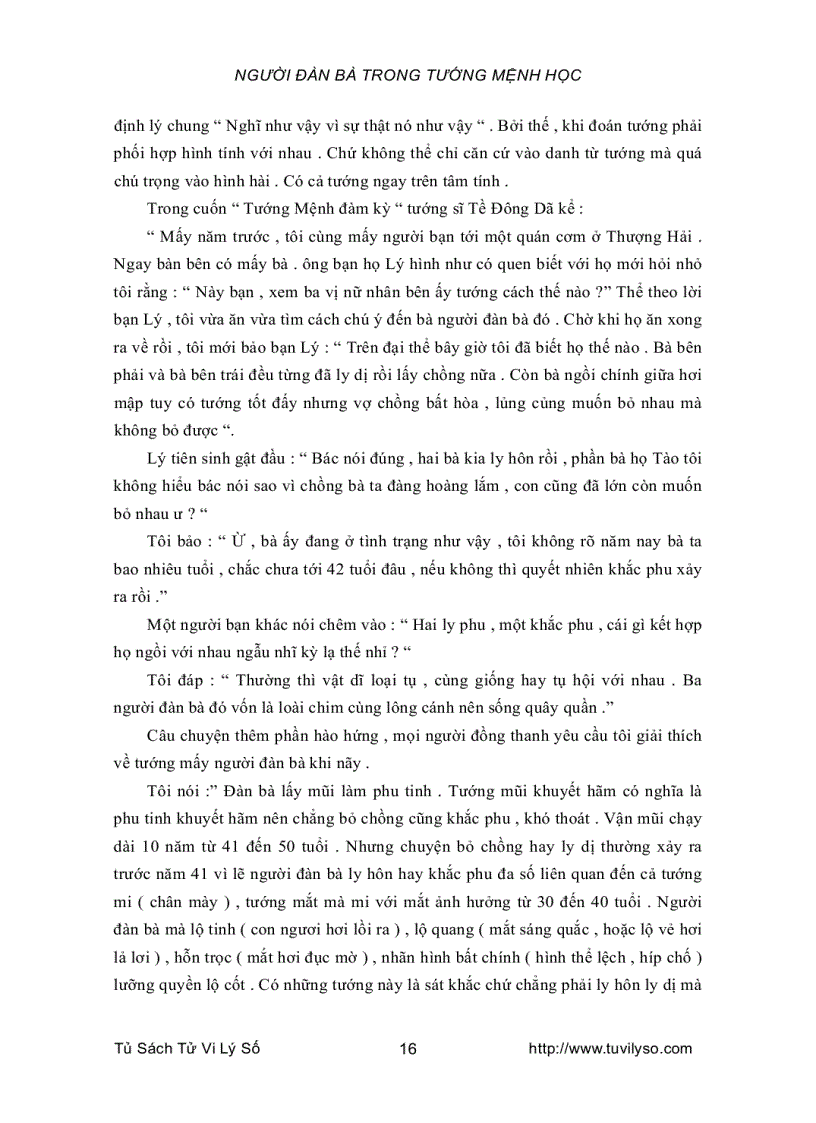 image for page Người Đàn Bà Trong Tướng Mệnh Học 1