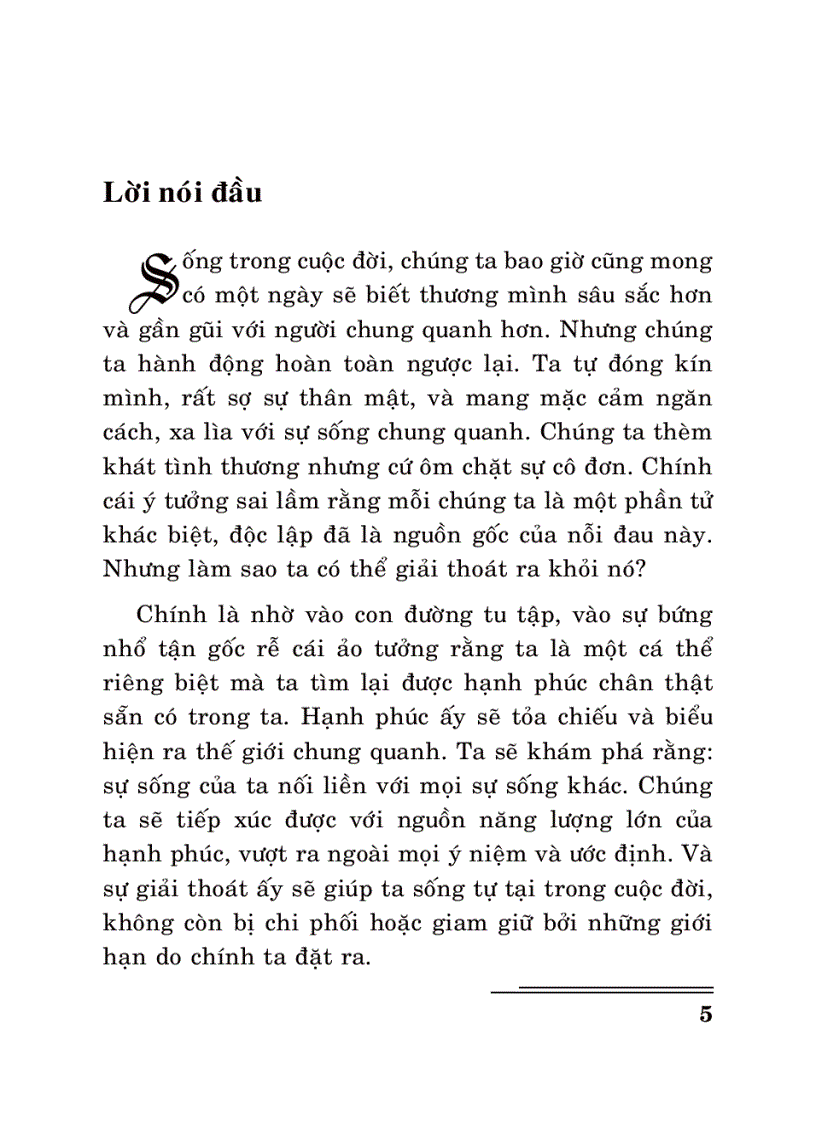 image for page Sống với tâm từ