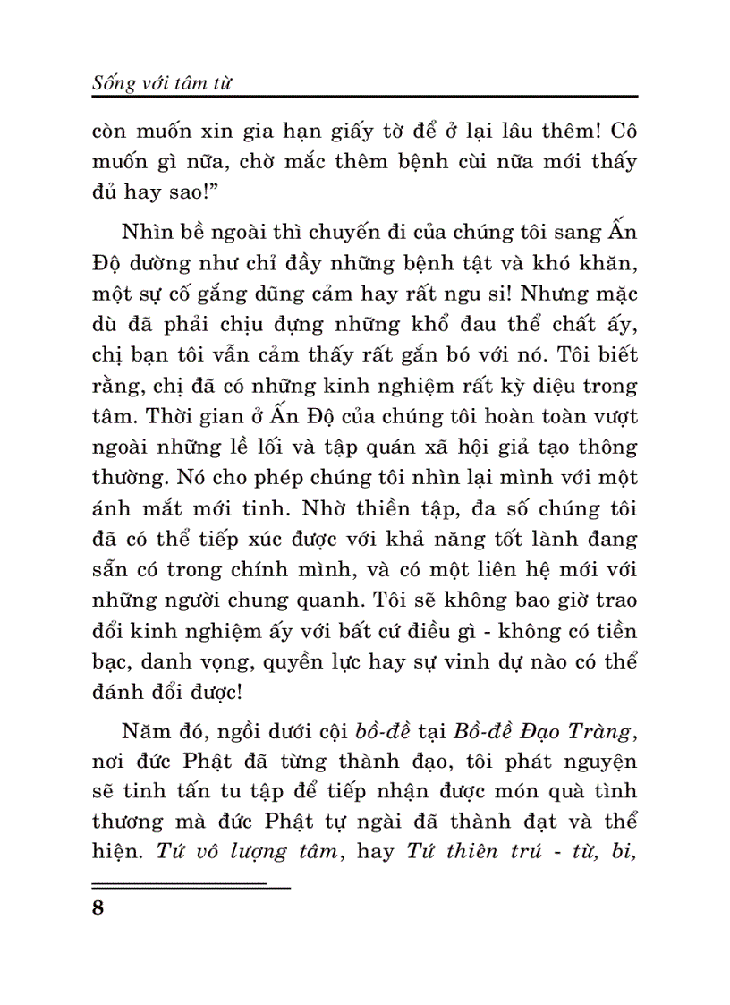 image for page Sống với tâm từ