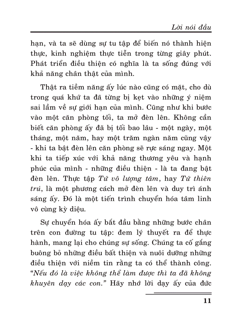 image for page Sống với tâm từ