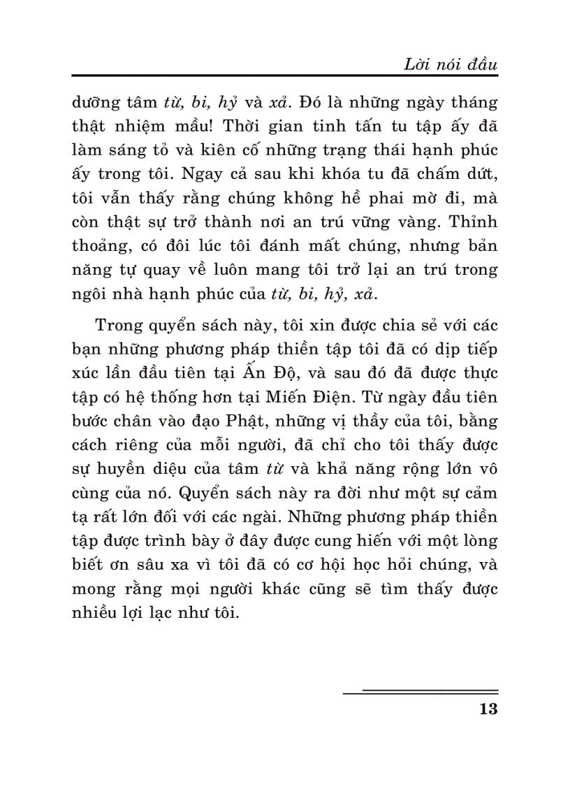 image for page Sống với tâm từ