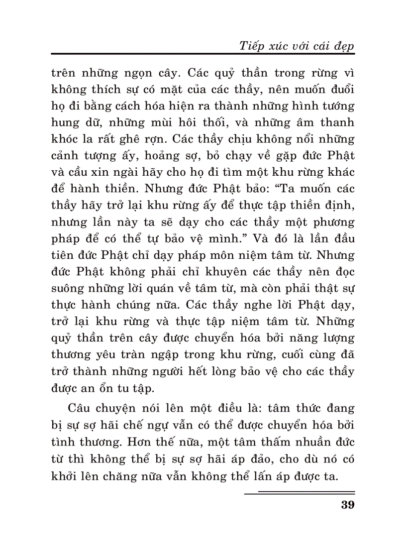 image for page Sống với tâm từ