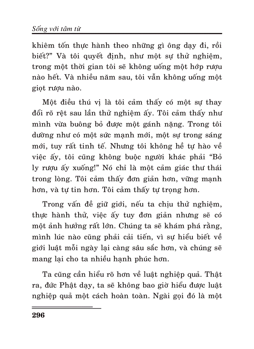 image for page Sống với tâm từ