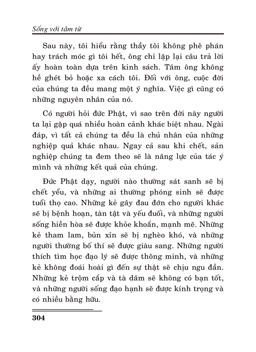 image for page Sống với tâm từ