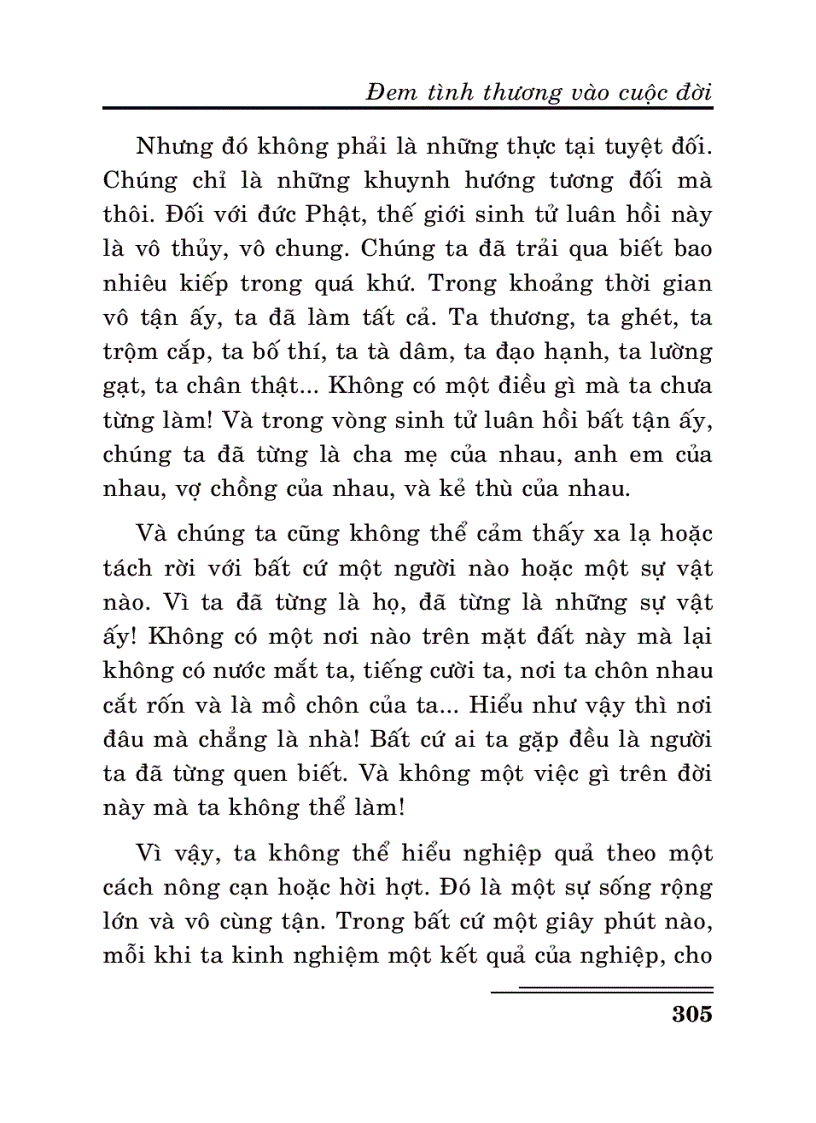 image for page Sống với tâm từ
