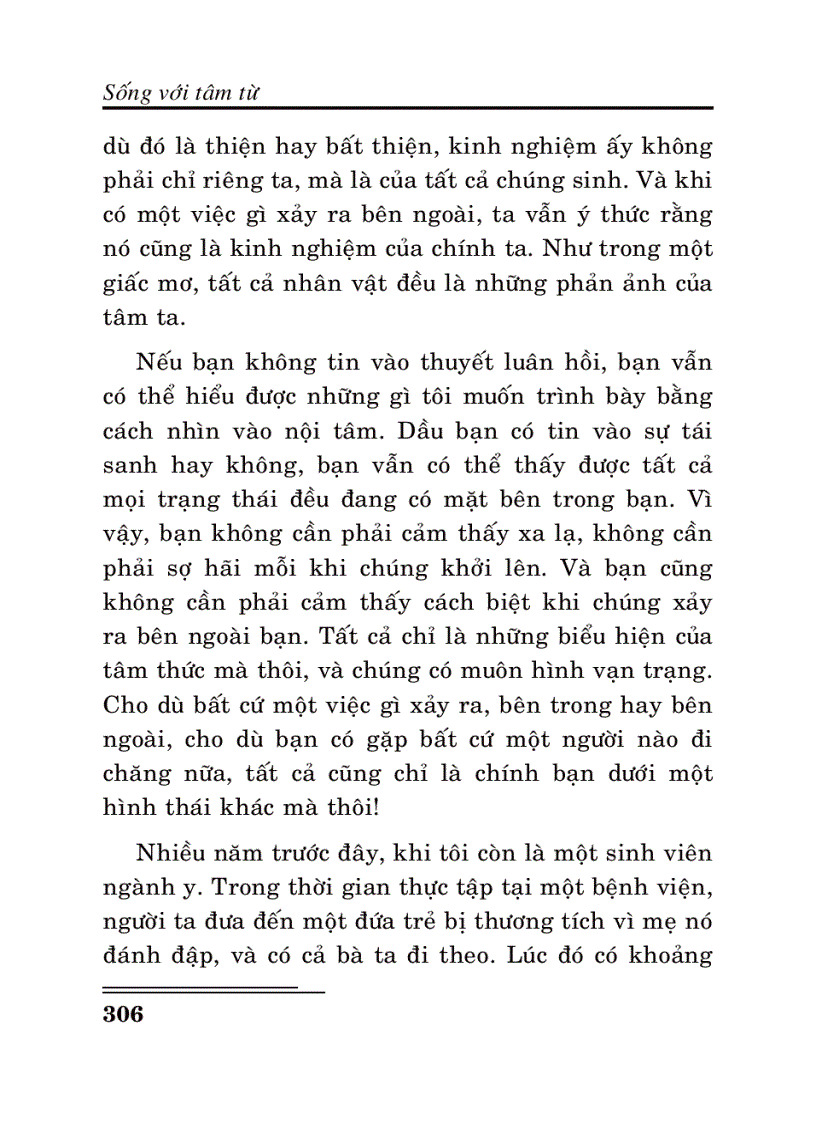 image for page Sống với tâm từ