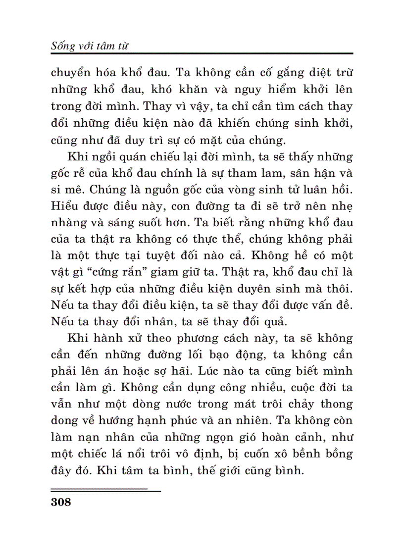 image for page Sống với tâm từ