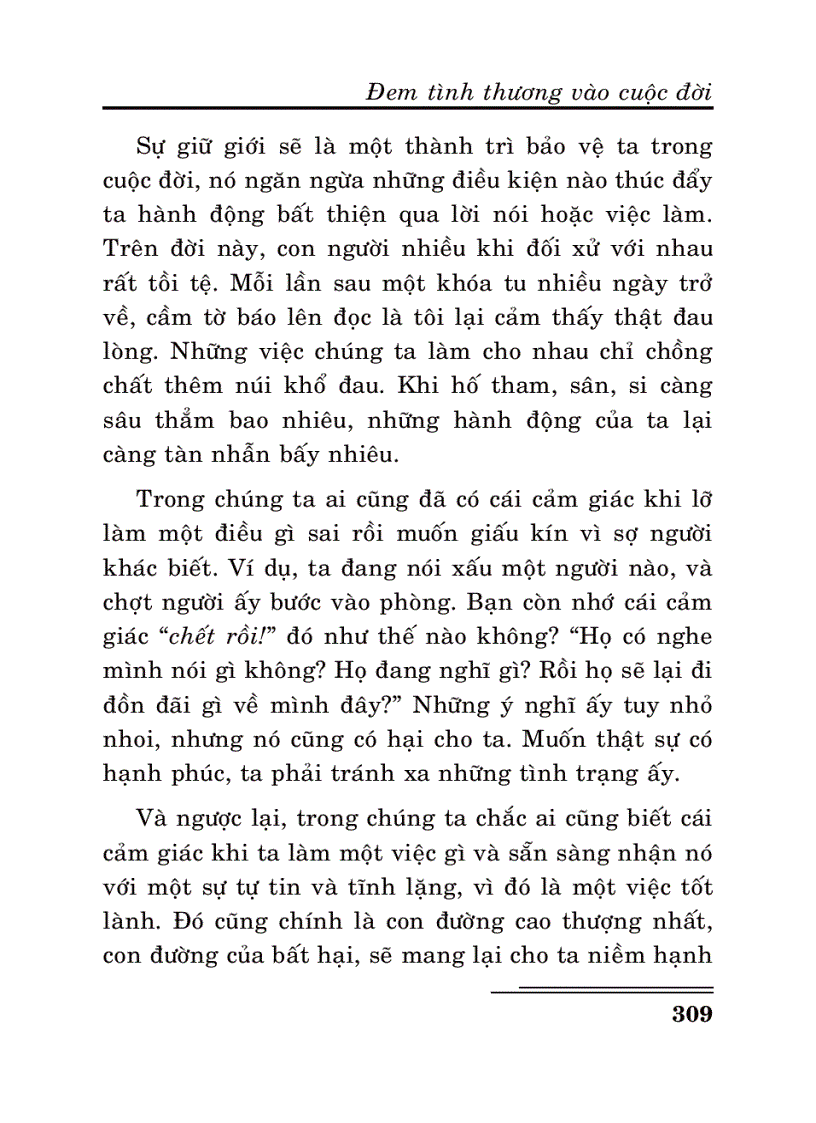 image for page Sống với tâm từ