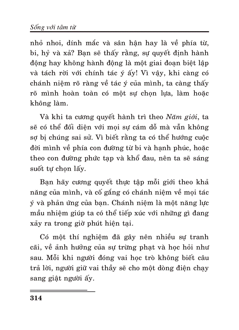 image for page Sống với tâm từ