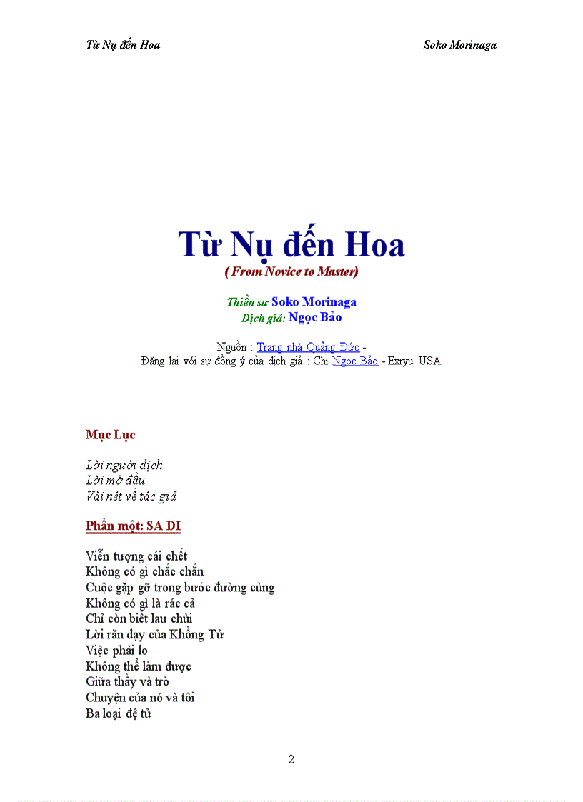 image for page Từ Nụ đến Hoa