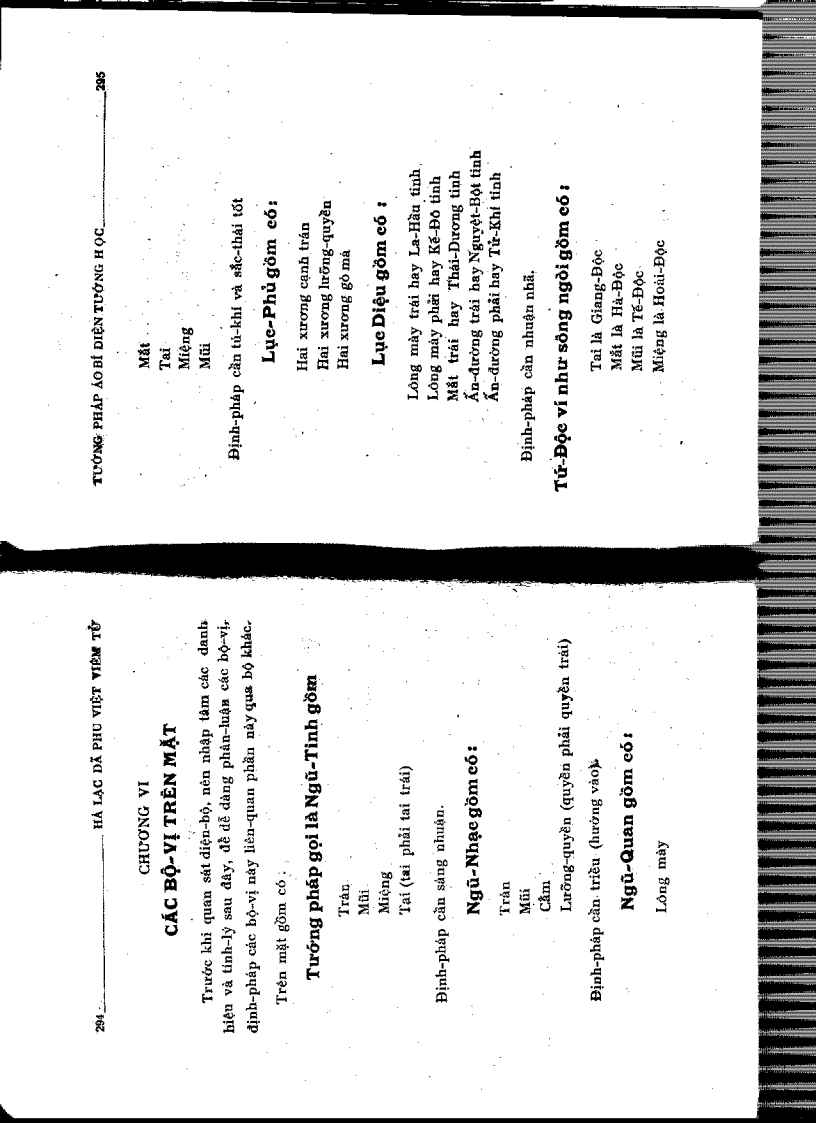 image for page Tướng pháp áo bí diện tướng học