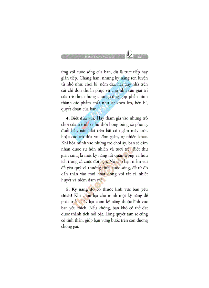 image for page Hành trang vào đời