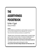 Assertiveness Pocket Book