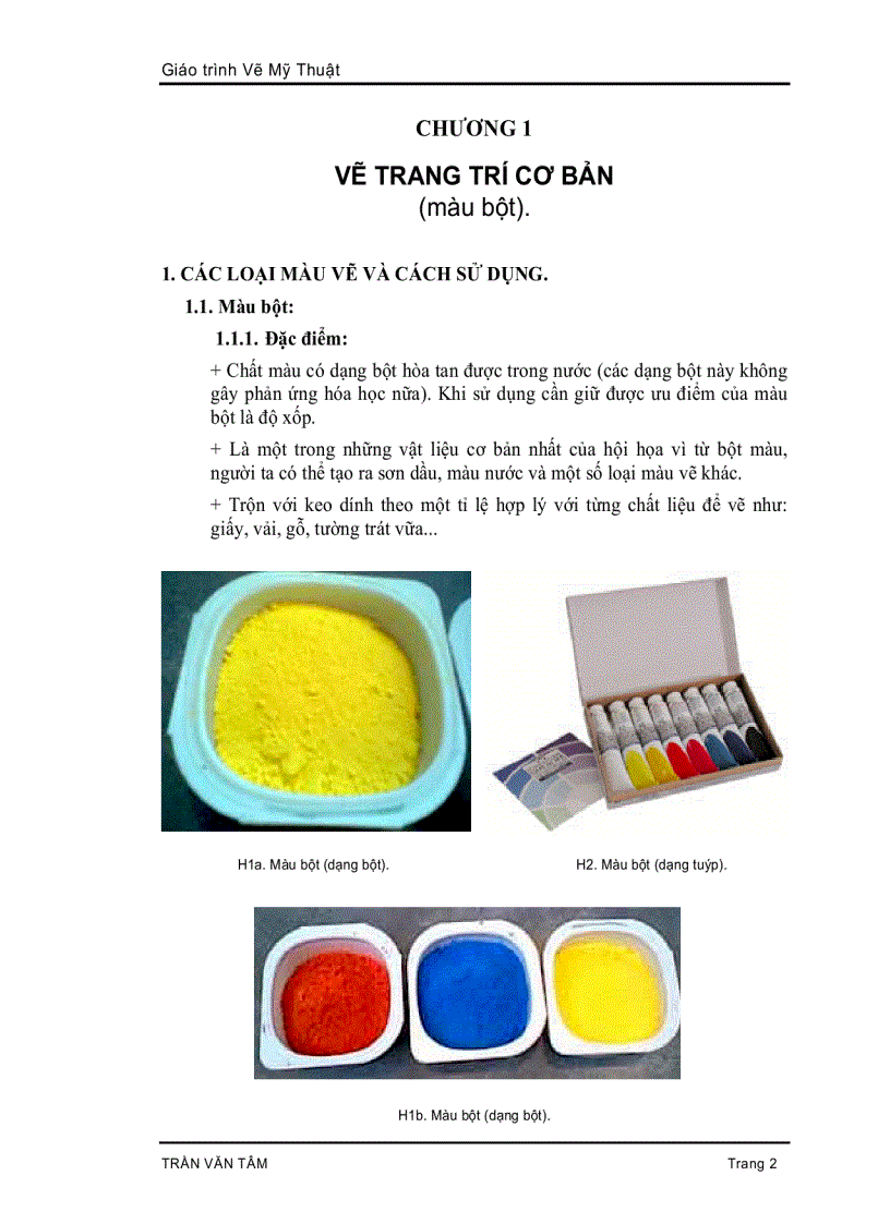 image for page Giáo Trình Vẽ Mỹ Thuật 3 4 Vẽ Màu