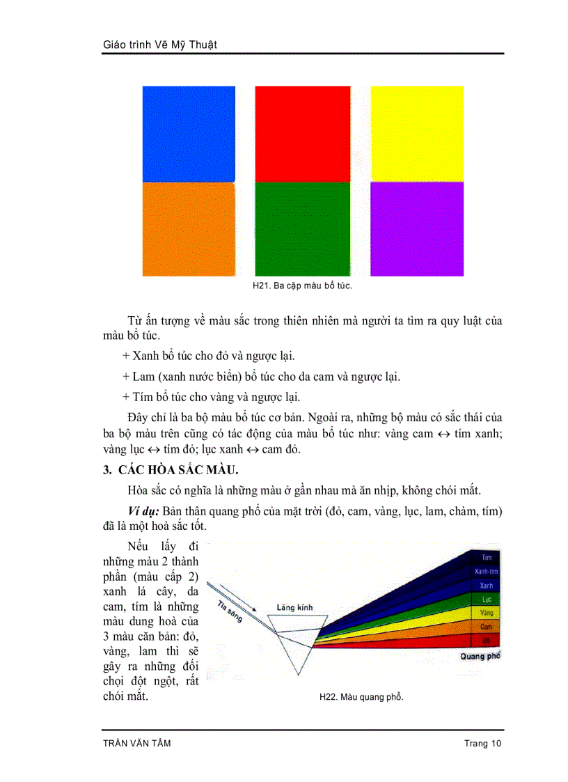 image for page Giáo Trình Vẽ Mỹ Thuật 3 4 Vẽ Màu