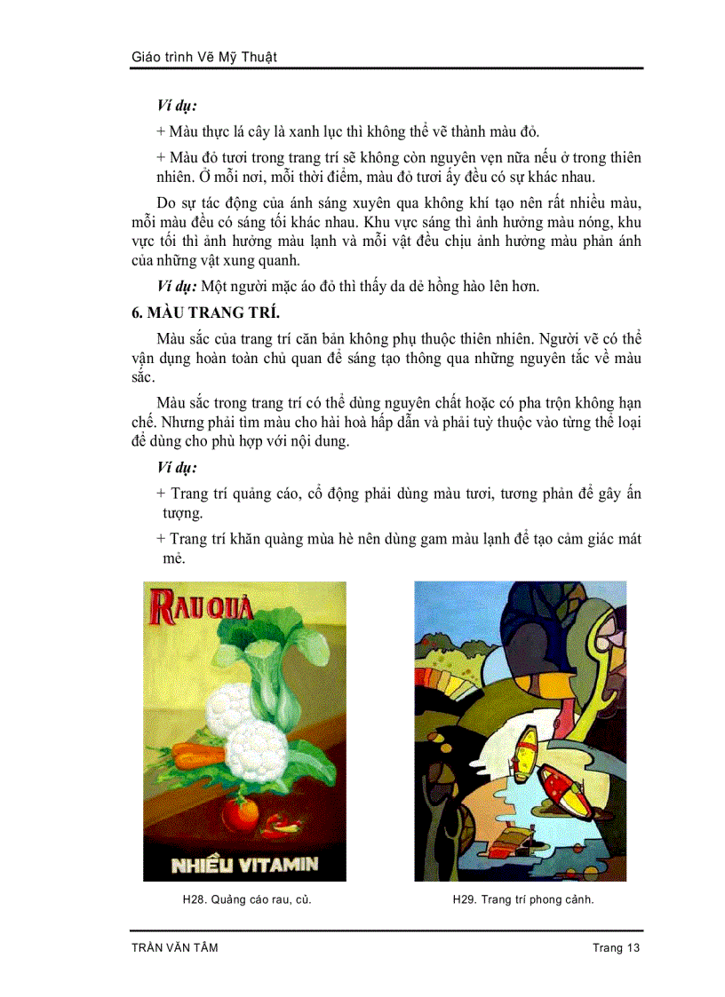 image for page Giáo Trình Vẽ Mỹ Thuật 3 4 Vẽ Màu