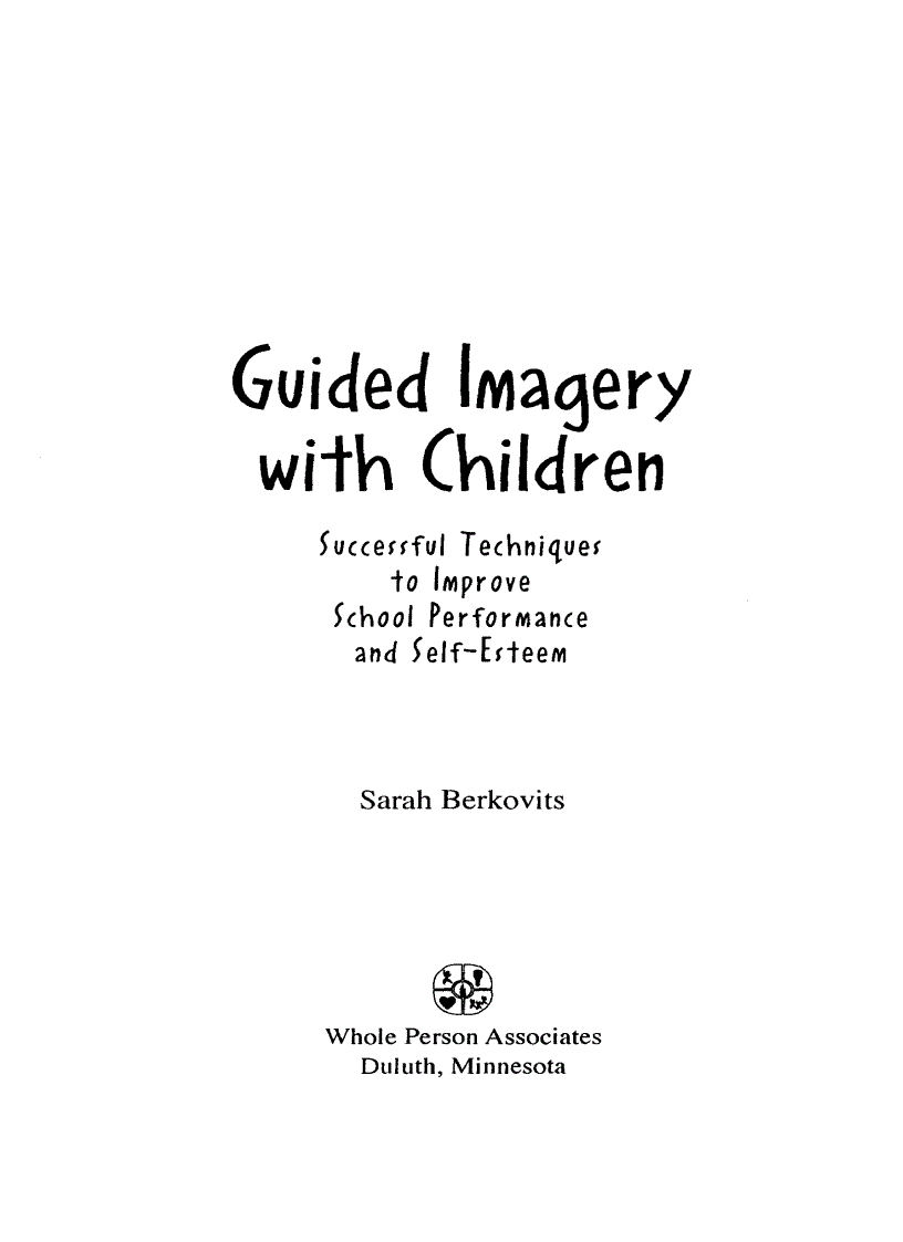 image for page Guided Imagery With Children