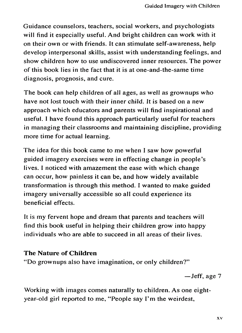 image for page Guided Imagery With Children