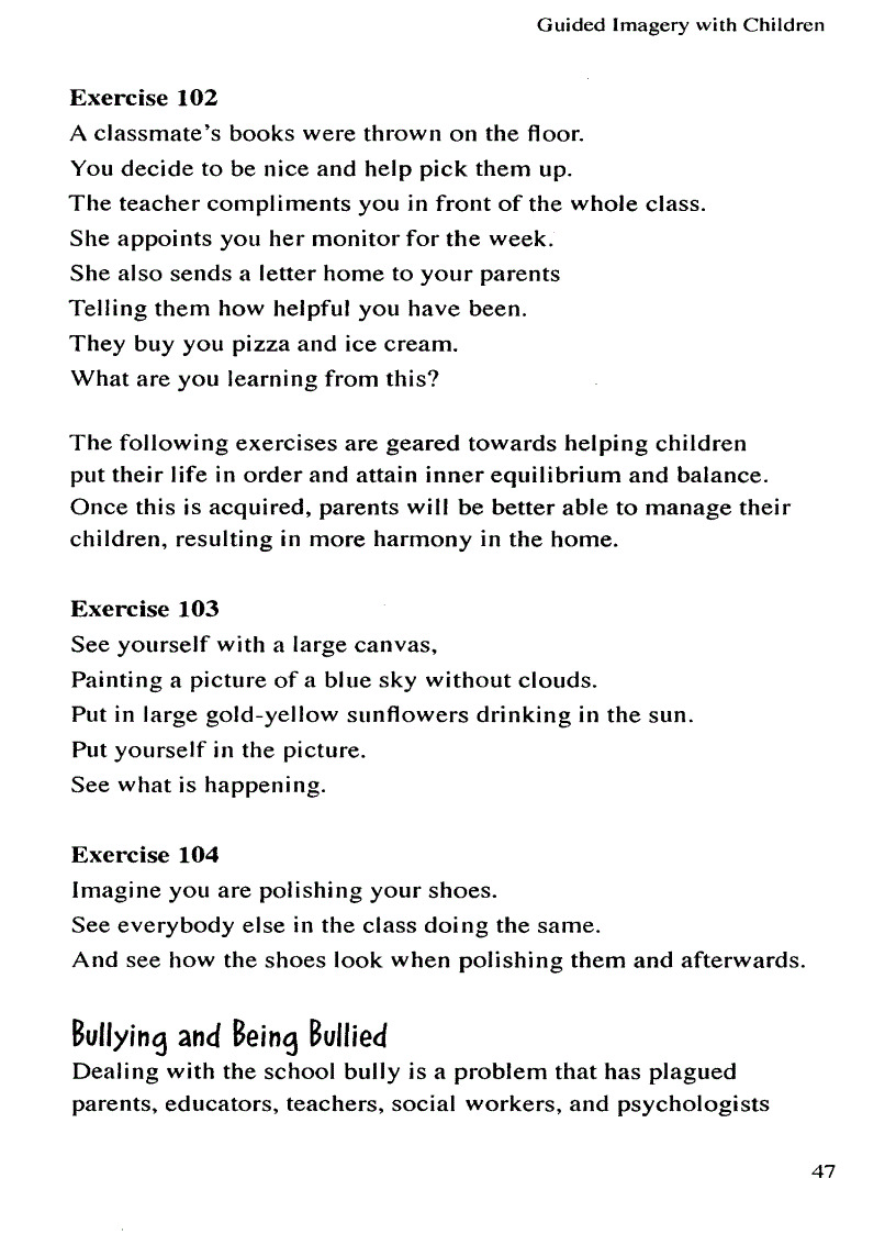 image for page Guided Imagery With Children