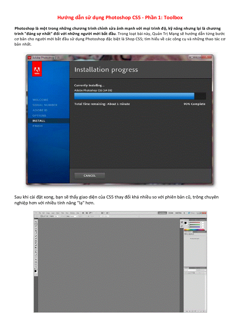 image for page Hướng dẫn sử dụng Photoshop CS5