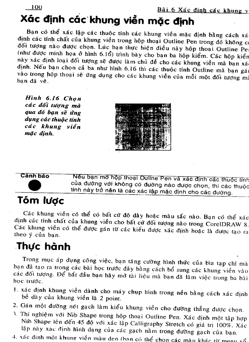 image for page Hướng dẫn tự học CorelDraw 8