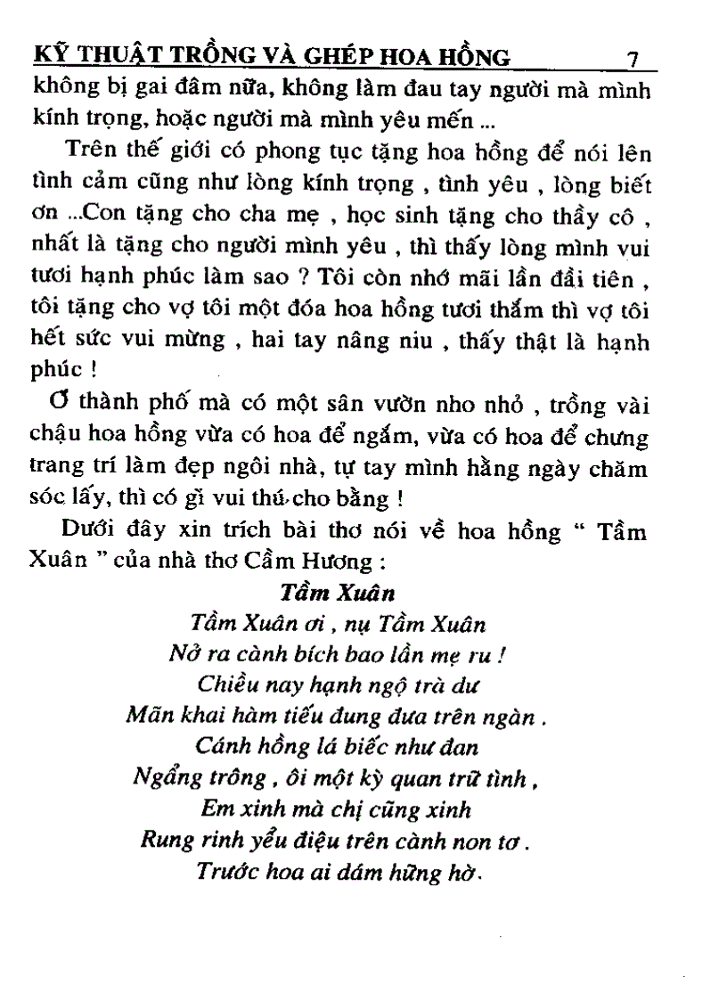 image for page Kỹ thuật trồng và ghép Hoa Hồng