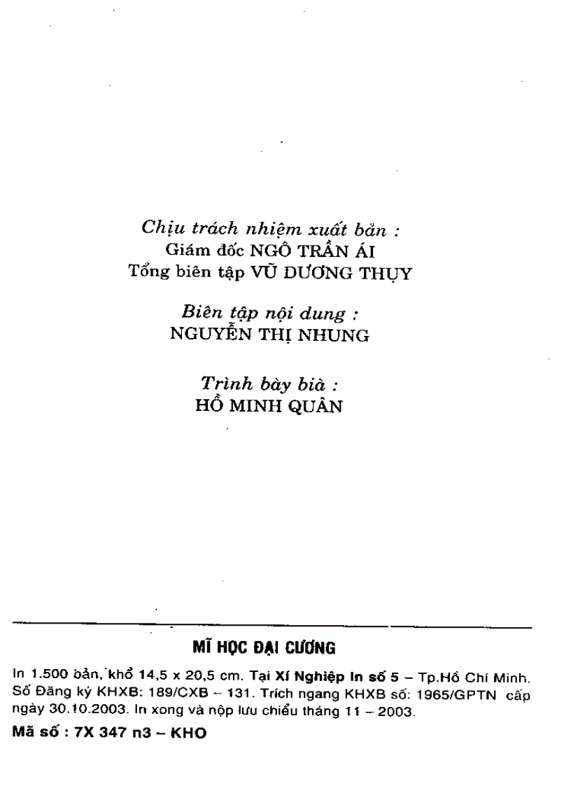 image for page Mĩ học đại cương