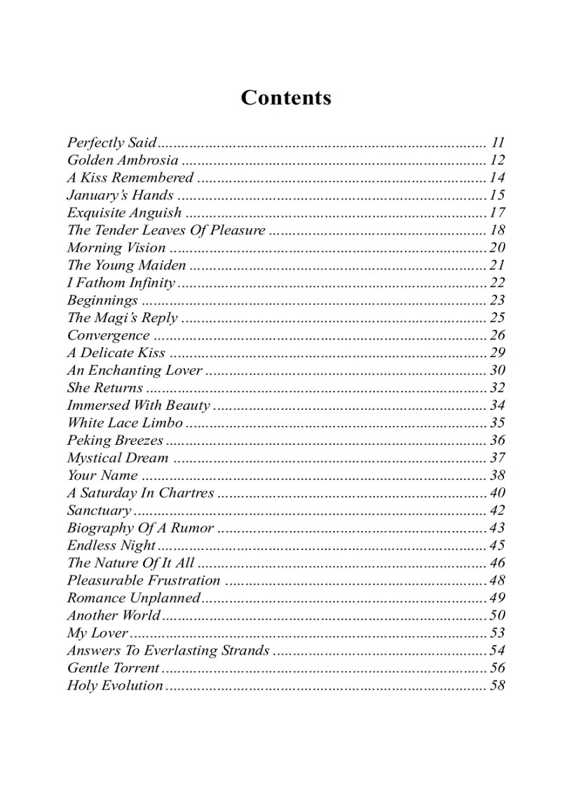 image for page Perfectly Said When words become art