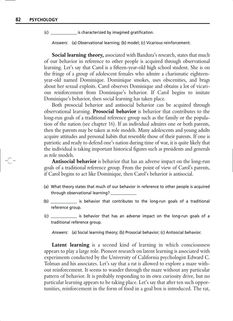 image for page Psychology A Self Teaching Guide