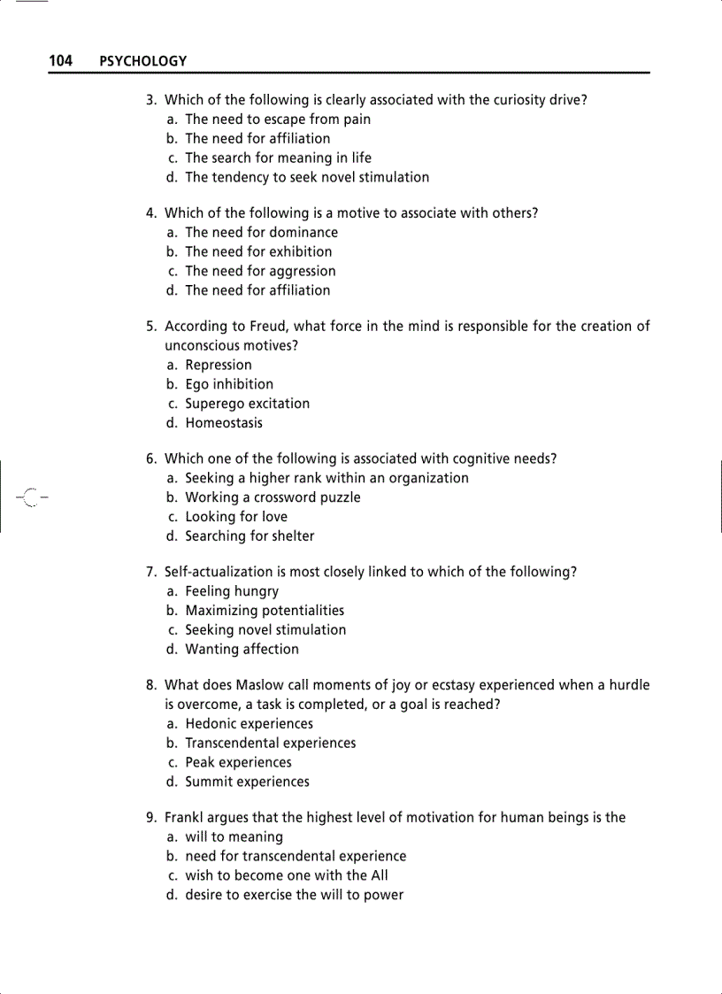 image for page Psychology A Self Teaching Guide